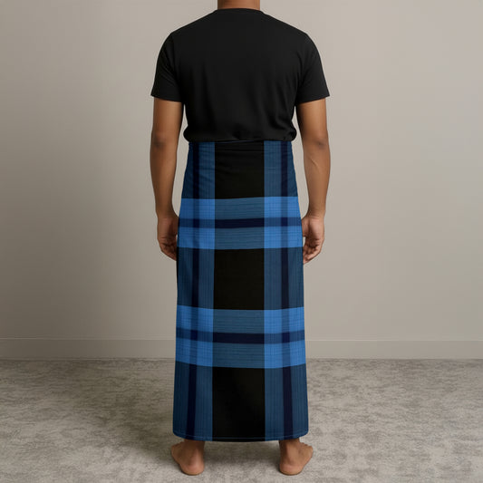 MENS GAJAH DUDUK SARONG - BLACK / BLUE